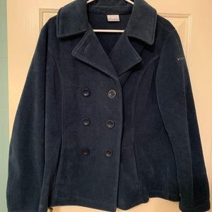 COZY fleece pea coat!